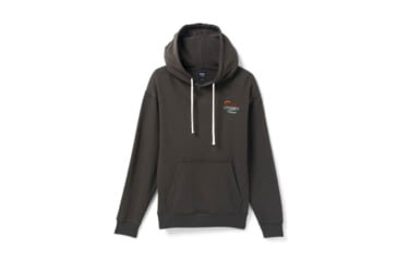 Image of prAna Organic Graphic Hoodie - Women's, Medium, Washed Black Mountain, 1967741-001-M