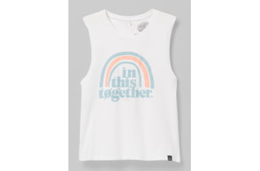 Image of prAna Organic Graphic Sleeveless Top, In This Together, Medium, 1962781-101-M