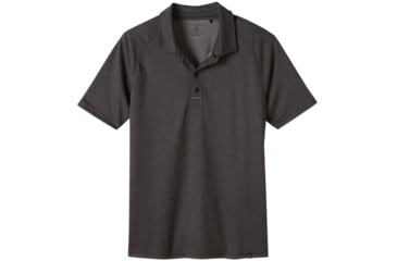 Image of prAna Orion Polo - Men's-Charcoal-Large