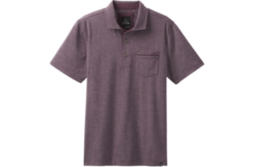Image of prAna Pacer Polo - Men's-Dark Plum-X-Large