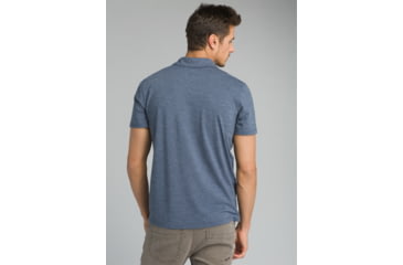 Image of prAna Pacer Polo T-Shirt - Mens, Equinox Blue, XXLarge, M13170392-EQBL-XXL