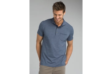 Image of prAna Pacer Polo T-Shirt - Men's, Equinox Blue, XXLarge, M13170392-EQBL-XXL