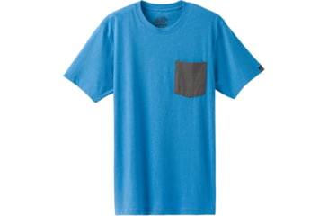 Image of prAna Pocket T-Shirt - Men's-Vortex Blue-X-Large