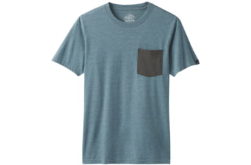 Image of prAna Pocket T-Shirt - Mens, Blue Note Heather, Small, M1POCK316-BNHT-S
