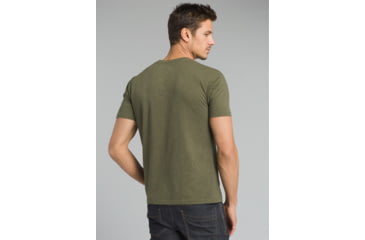 Image of prAna Pocket T-Shirt - Mens, Cargo Green Heather, Large, M1POCK316-CGHT-L