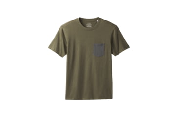 Image of prAna Pocket T-Shirt - Mens, Cargo Green Heather, Large, M1POCK316-CGHT-L