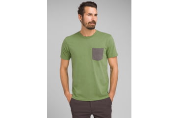 Image of prAna Pocket T-Shirt - Mens, Matcha Heather, Medium, M1POCK316-MCHT-M