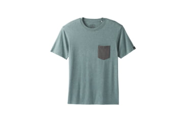 Image of prAna Pocket T-Shirt - Mens, Starling Green Heather, Large, M1POCK316-SRHT-L