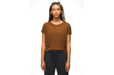 Image of prAna Cozy Up T-Shirt - Womens, Clay Heather, L, 1964391-202-L