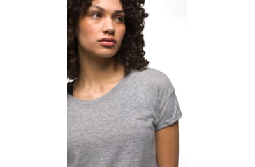 Image of prAna Cozy Up T-Shirt - Womens, Heather Grey, M, 1964391-020-M