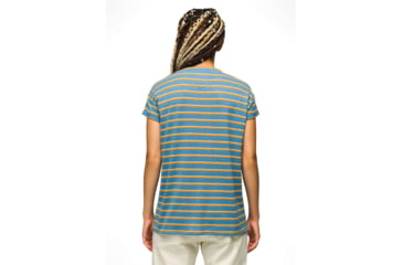 Image of prAna Cozy Up T-Shirt - Womens, High Tide Stripe, L, 1964391-407-L