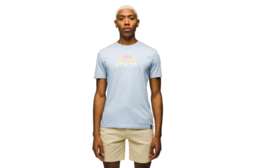 Image of prAna Graphic SS Tee - Mens, Crescent Bay Heather Paradigm, XL, 1973501-404-ST-XL