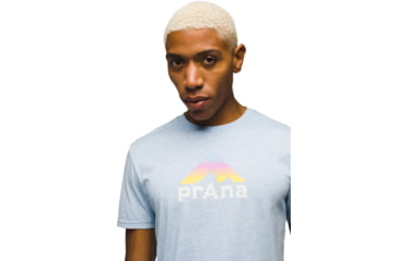 Image of prAna Graphic SS Tee - Mens, Crescent Bay Heather Paradigm, XL, 1973501-404-ST-XL
