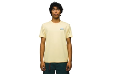 Image of prAna Graphic SS Tee - Mens, Maize Heather Range, S, 1973501-700-ST-S