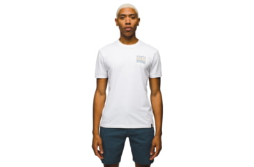 Image of prAna Graphic SS Tee - Mens, White Spectrum, M, 1973501-100-ST-M