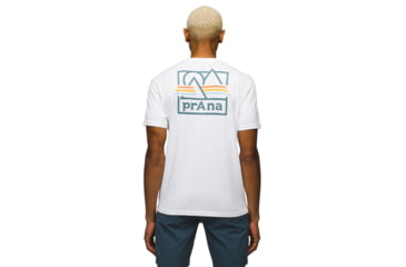 Image of prAna Graphic SS Tee - Mens, White Spectrum, M, 1973501-100-ST-M