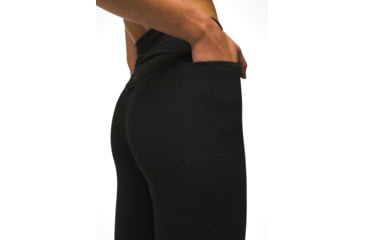 Image of prAna Heavana Pocket Legging - Womens, Black Heather, L, 2066621-001-L