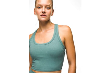 Image of prAna Heavana Racerback Bralette - Womens, Cool Dusk Heather, L, 2066831-400-L