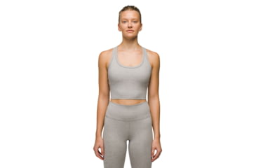Image of prAna Heavana Racerback Bralette - Womens, Heather Grey, XL, 2066831-022-XL