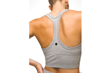 Image of prAna Heavana Racerback Bralette - Womens, Heather Grey, M, 2066831-022-M