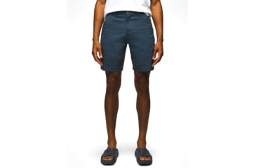 Image of prAna Hybridizer Shorts - Mens, 8in, Grey Blue, 34, 1965291-021-08-34