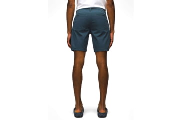 Image of prAna Hybridizer Shorts - Mens, 8in, Grey Blue, 34, 1965291-021-08-34