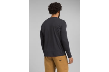Image of Prana Long Sleeve Crew T-Shirt, Black, Medium, M23181469-BLK-M