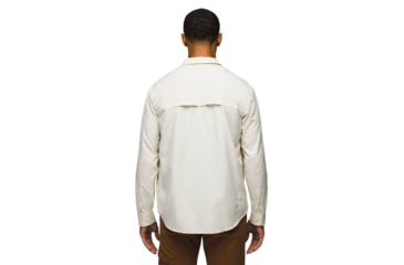 Image of prAna Lost Sol Long Sleeve Shirt Standard Fit - Mens, Chalk, M, 1972361-101-ST-M
