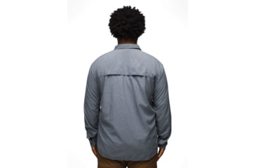 Image of prAna Lost Sol Long Sleeve Shirt Standard Fit - Mens, Nautical Heather, XL, 1972361-400-ST-XL