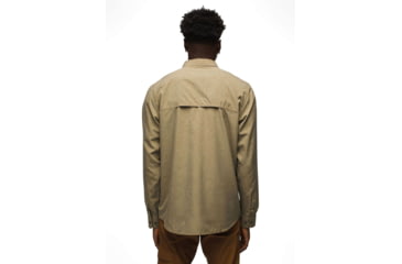 Image of prAna Lost Sol Long Sleeve Shirt Standard Fit - Mens, Peat Heather, XL, 1972361-300-ST-XL