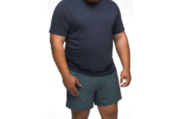 Image of prAna Peak To Pavement Lined Shorts - Mens, Grey Blue, L, 1972641-401-06-L