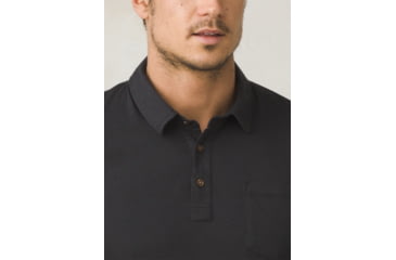 Image of Prana PrAna Polo Mens, Black, Small, M11181339-BLK-S