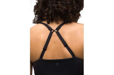 Image of prAna Chakara Crop Top - Womens, Black, Extra Small, 1972231-001-XS
