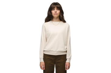 Image of prAna Cozy Up Sweatshirt - Womens, Canvas Heather, Small, 1967291-250-S