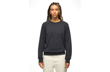 Image of prAna prAna Cozy Up Sweatshirt - Womens, Charcoal Heather, XS, 1967291-022-XS