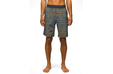 Image of prAna Super Mojo II Shorts - Mens, Flint Clean Stripe, XS, 1963781-024-10-XS
