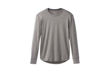 Image of prAna Pratt Long Sleeve Crew - Men's, Gravel, Medium, M21181410-GRA-M