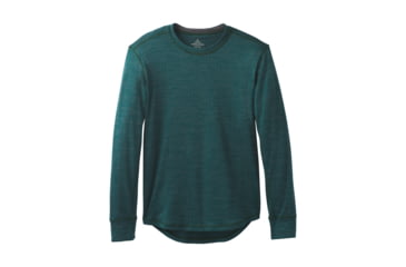 Image of prAna Pratt Long Sleeve Crew - Mens, Highland Green, Medium, M21181410-HLGR-M
