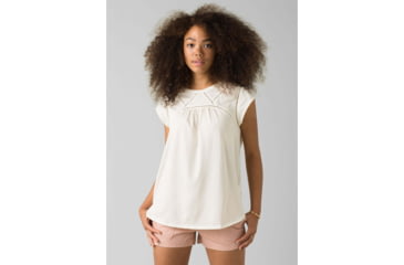 Image of prAna Privi Top - Womens, Soft White, Medium, W11202121-SOWT-M