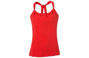 Image of prAna  Quinn Lightweight Chakara Top - Women's, Fire Red, Large, 386952-SHED