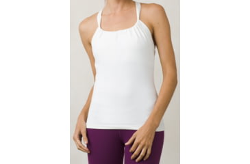 Image of prAna Quinn Lightweight Chakara Top - Women's, White Print, Large, W1QUCH115-WTPT-L