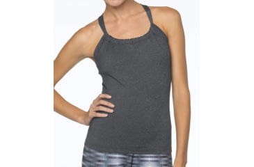 Image of prAna Quinn Lightweight Chakara Top - Women's, Charcoal Heather, Medium, W1QUCH115-CCHT-M