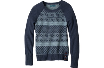 Image of prAna Ramona Sweater - Women's-Blue Ridge-Large
