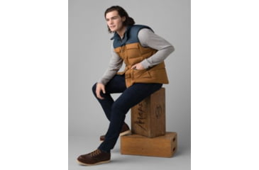 Image of prAna Red Slate Vest, Dark Sky Colorblock, Extra Large, 1969581-400-XL