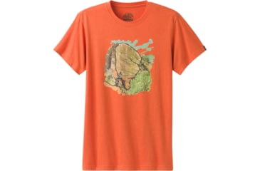 Image of prAna Redlands Slim Short Sleeve T-Shirt - Men's-Orange Crush-Large