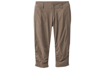 Image of prAna Revenna Knicker Shorts Womens, Mud, 8, W41180432-MUD-8