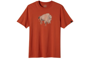 Image of prAna Roam T-Shirt - Men's -Cayenne-Small
