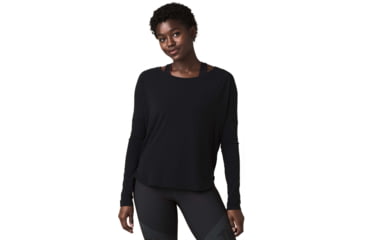Image of prAna Rogue Long Sleeve Shirt - Womens, Black, M, 1962421-001-M