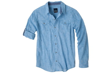 Image of prAna Rollin Shirt - Men's -Sapphire-Medium