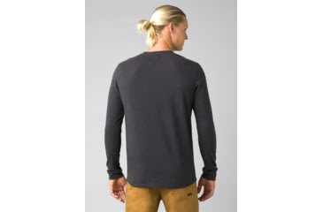 Image of prAna Ronnie Henley II Top - Men's, Large, Dark Sky Heather, 1968041-400-ST-L
